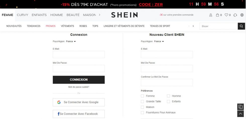 Comment créer et paramétrer son compte SHEIN ? - LoopMarket
