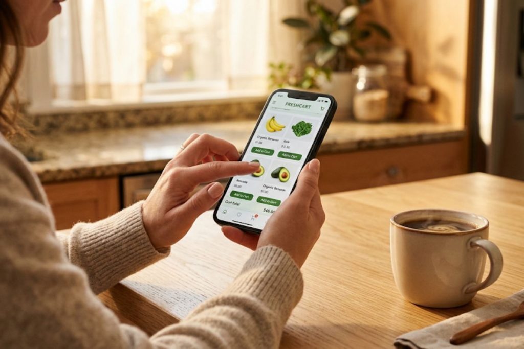 livraison de courses à domicile
